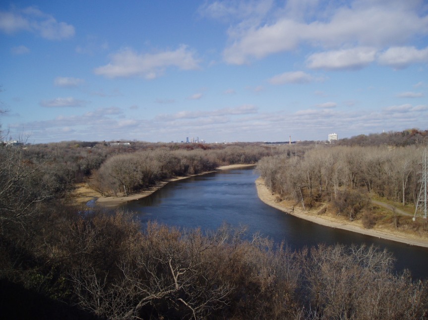 The Mississippi, near Fort Snelling
