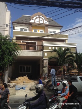 November 2013, house nearing completion.